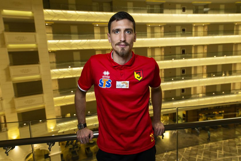 Pilka nozna. Ekstraklasa. Jagiellonia Bialystok. Zgrupowanie w Turcji. Stefan Scepovic. 26.01.2019