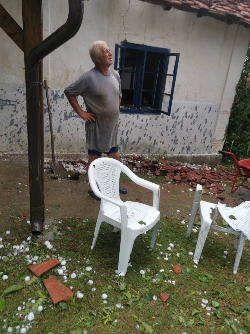 Grad uništio fasadu kuće