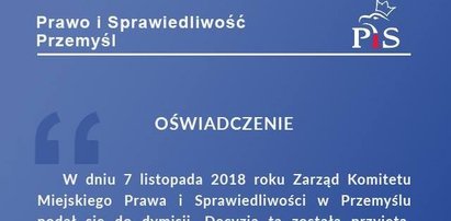 Zarząd PiS podał się do dymisji. Jak to?