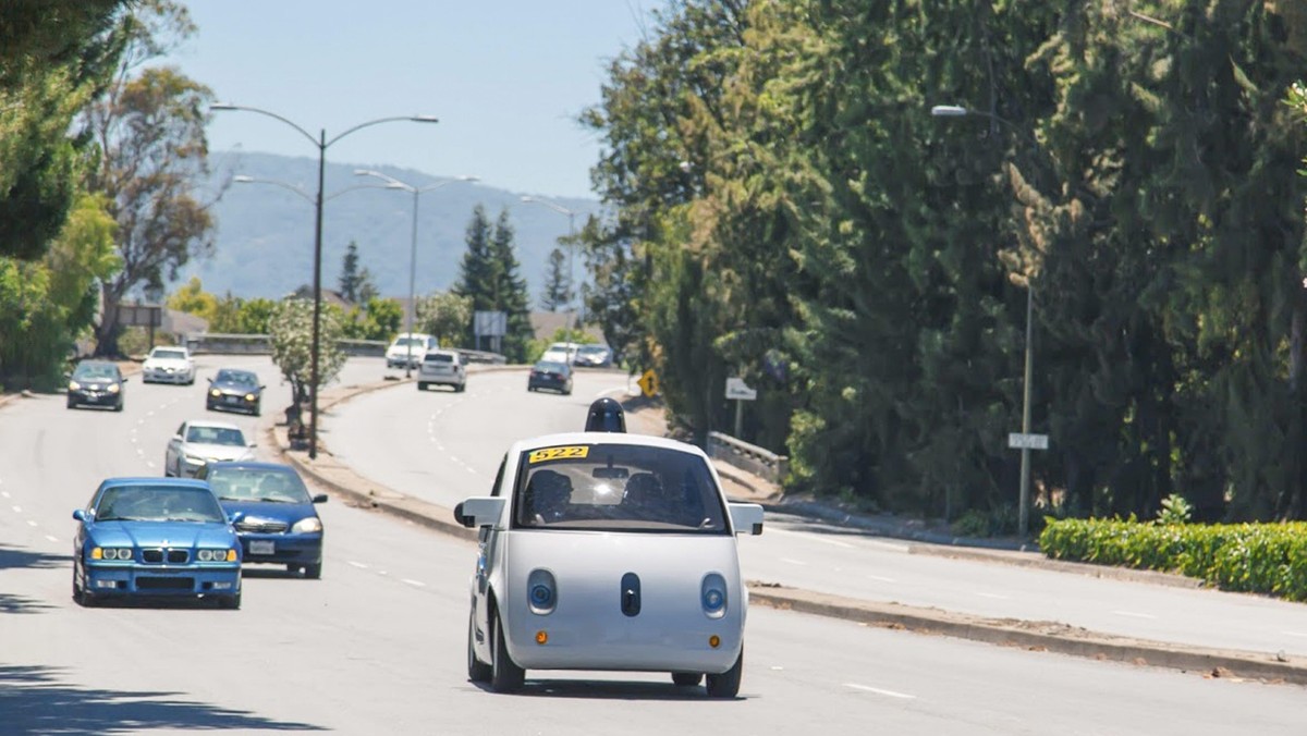 google car samochód bez kierowcy self-driving