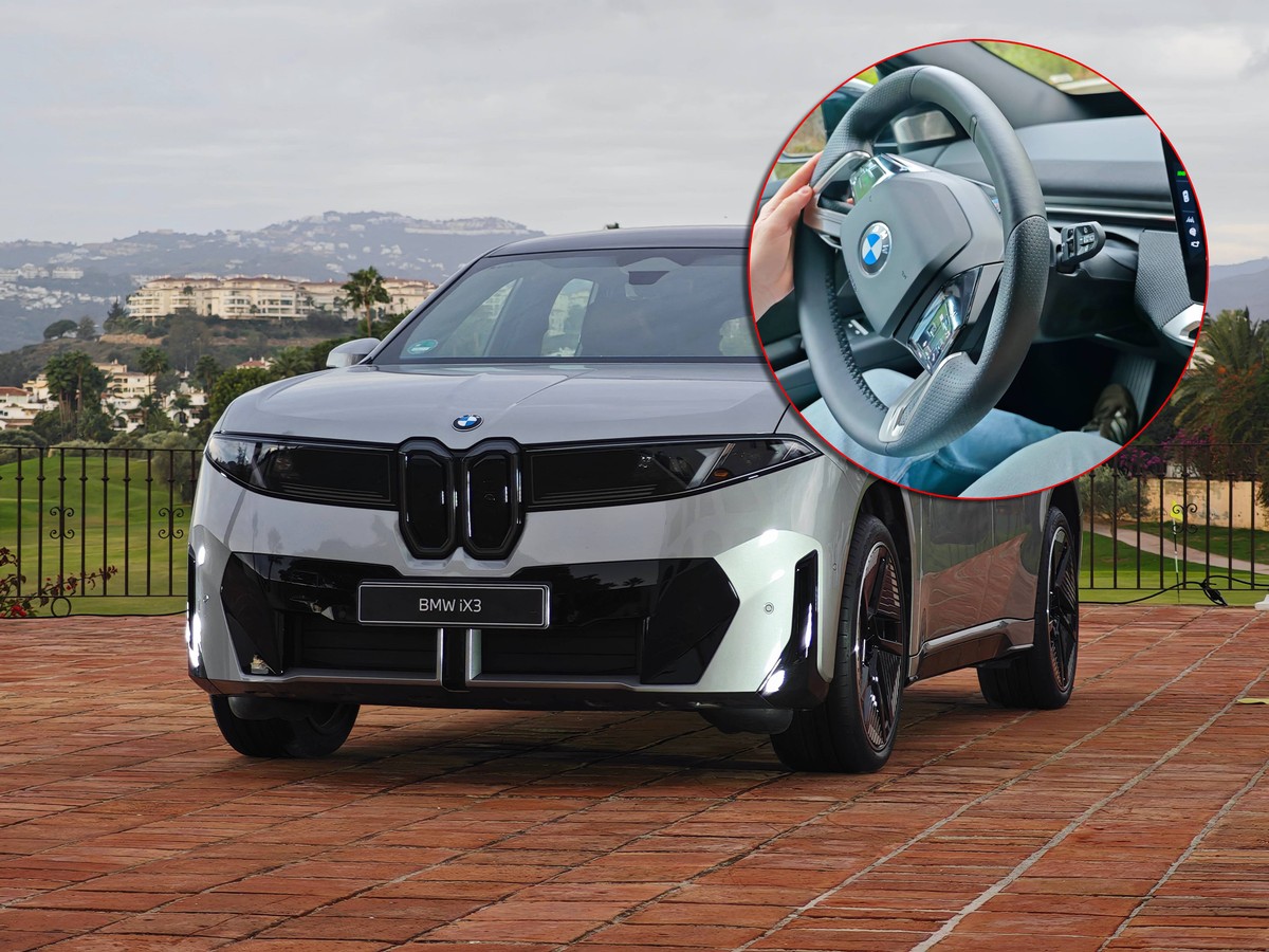 BMW wchodzi z "nową klasą". Samochód skręci przez spojrzenie na lusterko