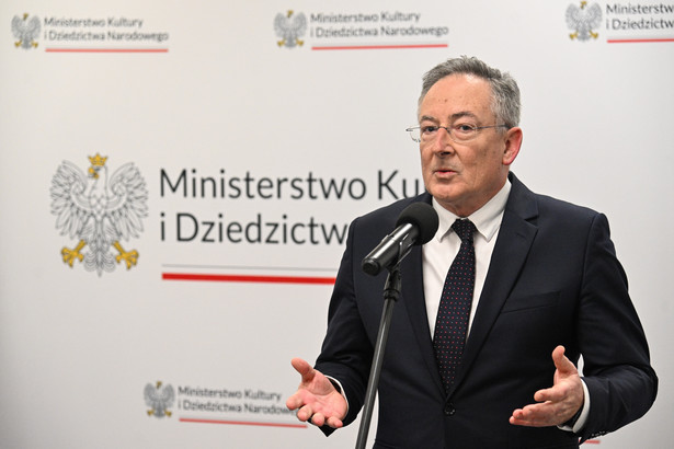 Minister kultury i dziedzictwa narodowego Bartłomiej Sienkiewicz