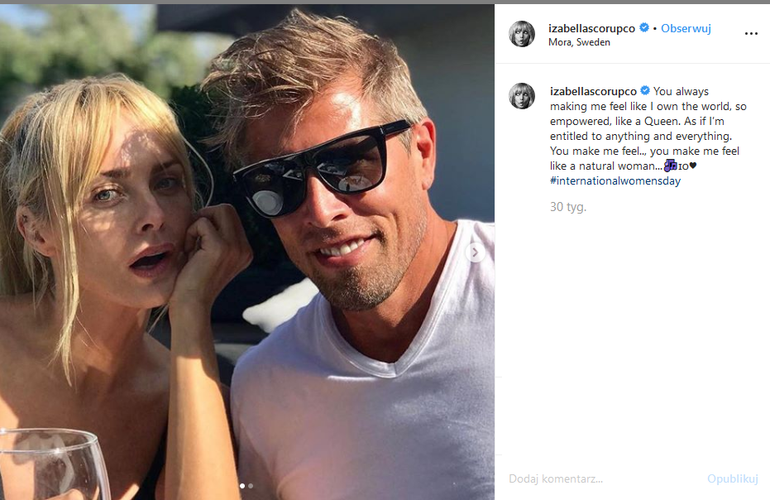 Izabella Scorupco i Karl Rosengren