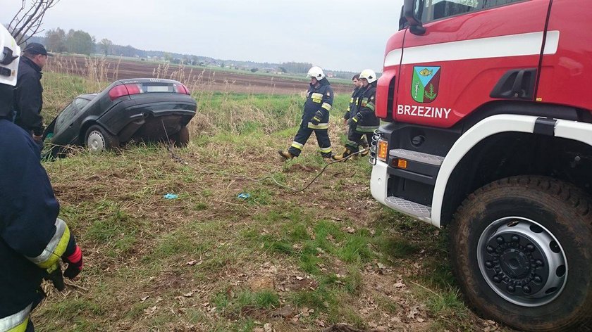 Pijany miał pecha. Wjechał do rzeki