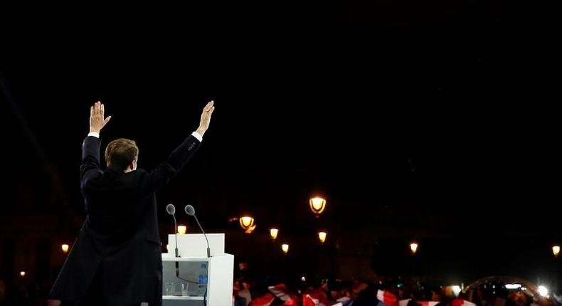 France's president-in-waiting Emmanuel Macron told crowds outside the Louvre: Everyone told us it was impossible