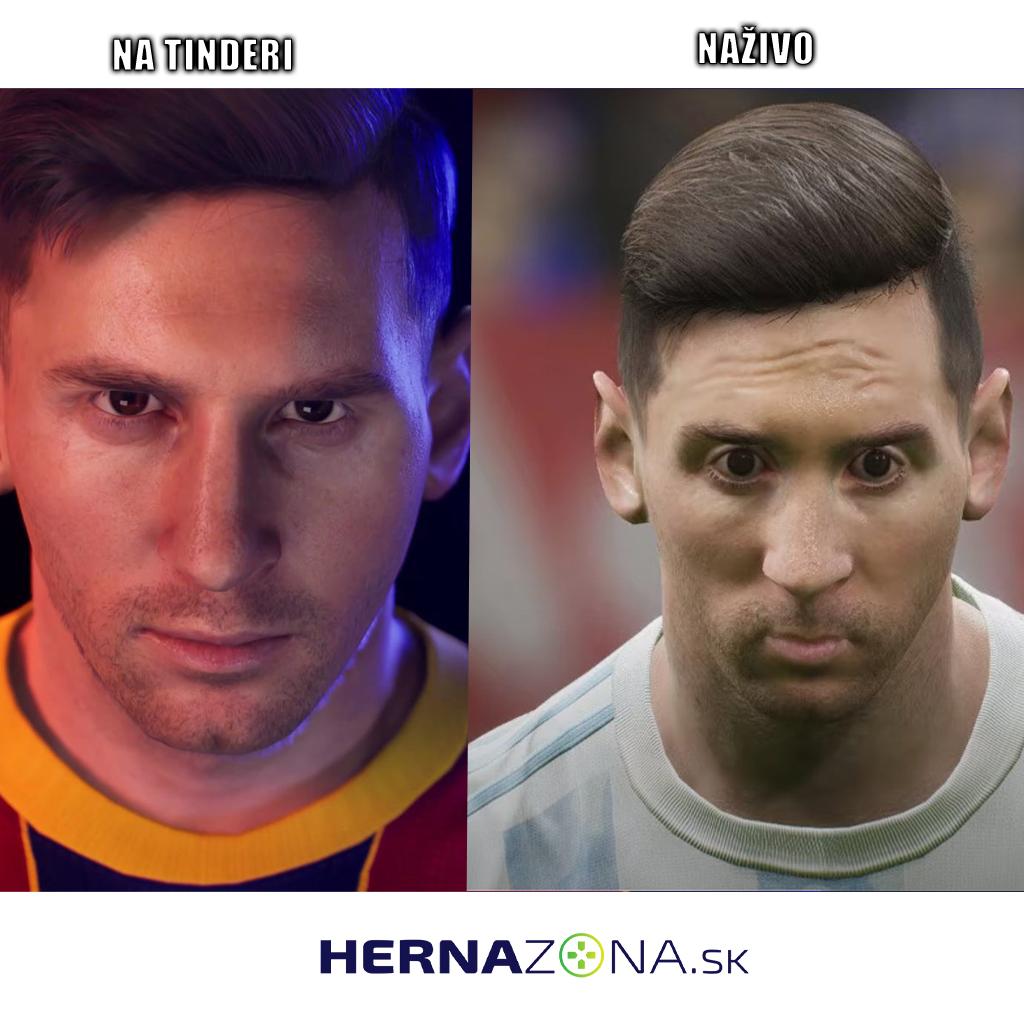 Lionel Messi z eFootballu by asi mal problém s randením.