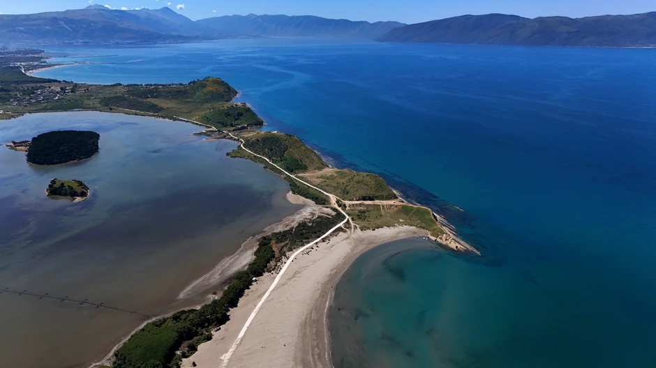 Lokacija odmarališta Džareda Kušnera u području lagune Narta, Albanija