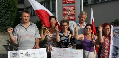 Protest pod sądem: Żądamy sprawiedliwości!