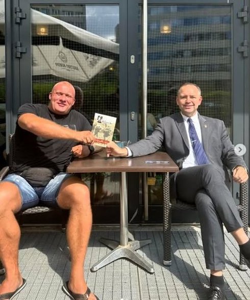 Karol Nawrocki i "Wielki Bu" Źródło: Facebook
