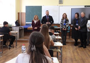 Proba male mature u Osnovnoj školi "Dositej Obradović" u Požarevcu