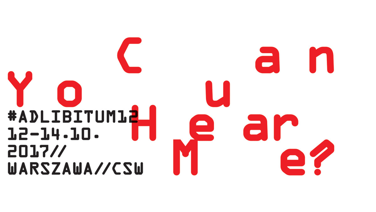 W czwartek 12 października w Warszawie rozpocznie się 12. edycja festiwalu Ad Libitum. Podczas trzech dni na scenie Laboratorium Sali im. W. Krukowskiego przy Centrum Sztuki Współczesnej Zamek Ujazdowski odbędzie się osiem koncertów. Czekają nas muzyczne urodziny i aż dwie premiery płytowe. Artystką rezydującą przy festiwalu będzie kontrabasistka-improwizatorka - Joëlle Léandre.