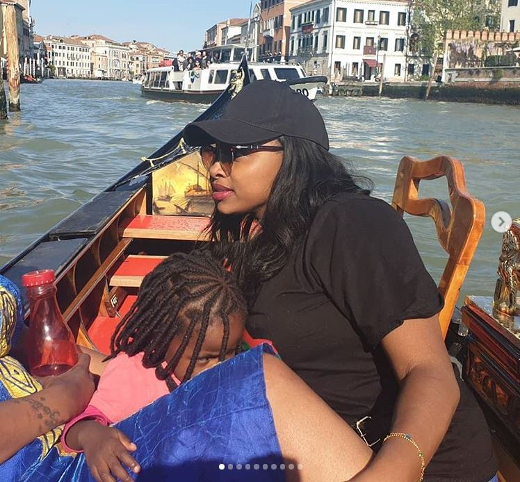 Massawe Japanni goes on an exotic vacation In Italy with family (Instagram) 