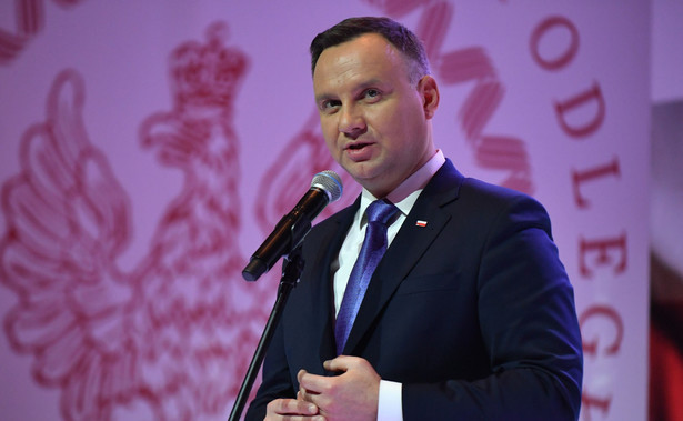 Prezydent Andrzej Duda pozdrawił uczestników "Polskiej Nocy" w NBA