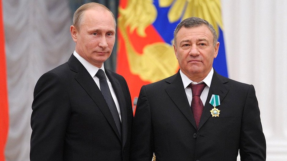 Władimir Putin i Arkadij Rotenberg (zdjęcie z 2013 r.)