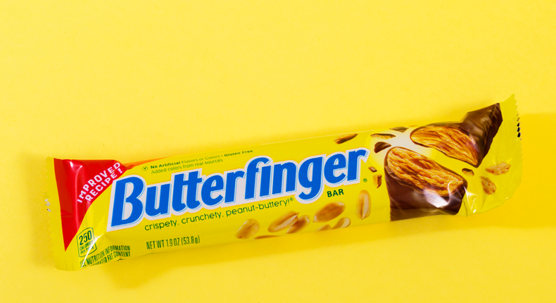 Butterfinger's new look.