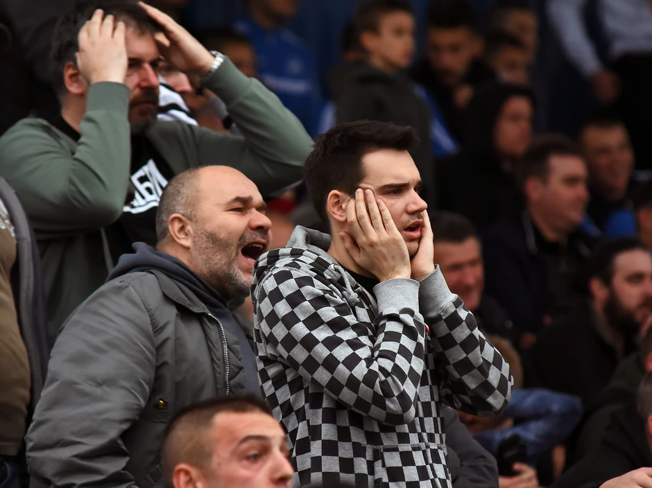 Bojan Perić na Partizanovoj utakmici