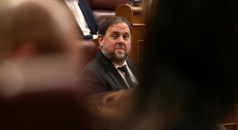 Oriol Junqueras, a member of parliament in both Spain and at the European parliament, denies the charges laid against him in his home country