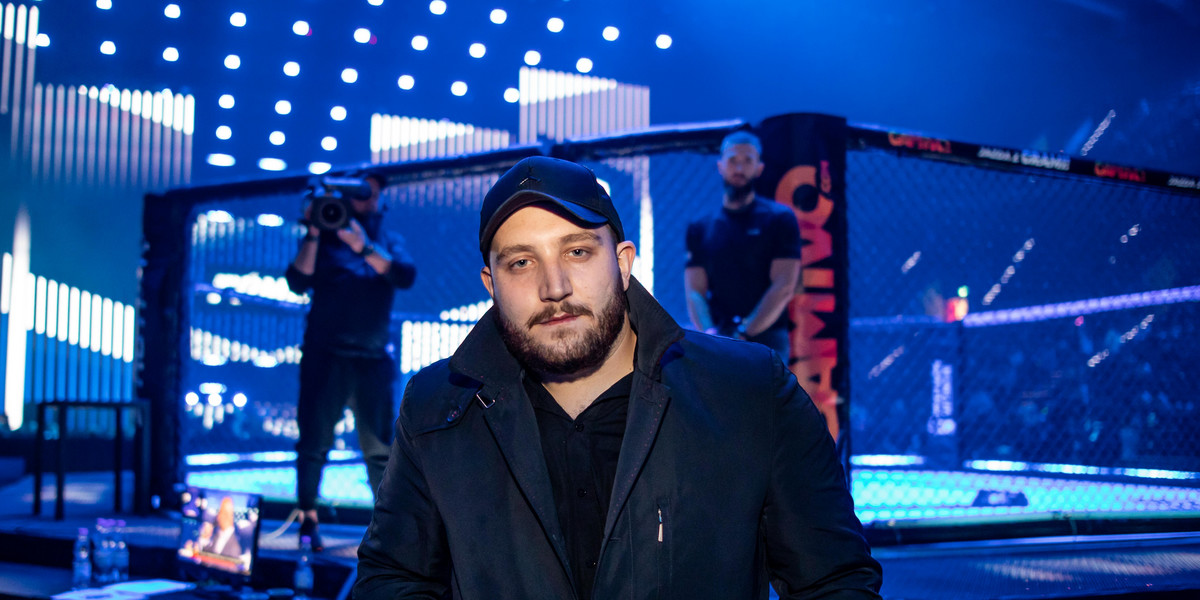 Jeden z właścicieli FAME MMA Michał "Boxdel"Baron.