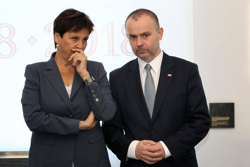 Halina Szymańska i Paweł Mucha