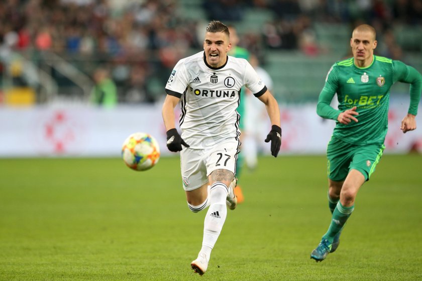 Pilka nozna. Ekstraklasa. Legia Warszawa - Slask Wroclaw. 16.03.2019