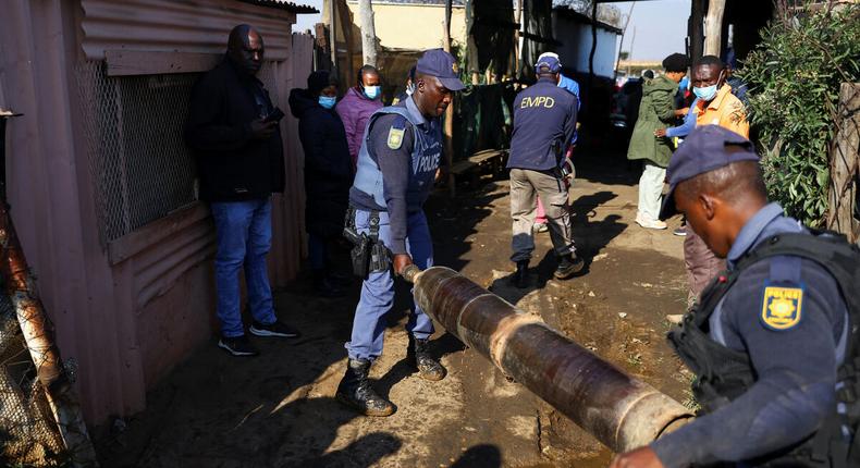 Afrique du Sud, une fuite de gaz fait 17 morts