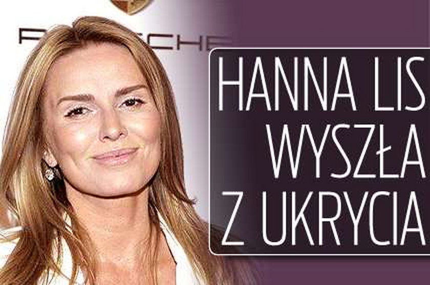 Hanna Lis wyszła z ukrycia