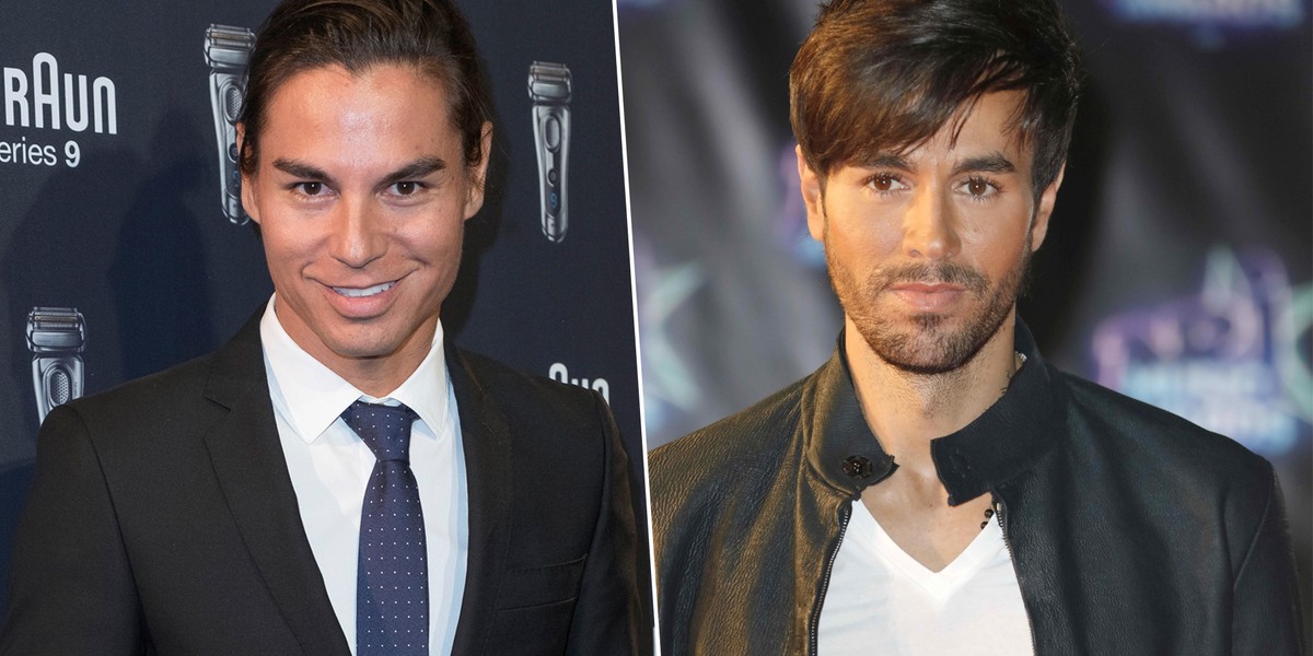 Julio Iglesias jr i Enrique Iglesias.