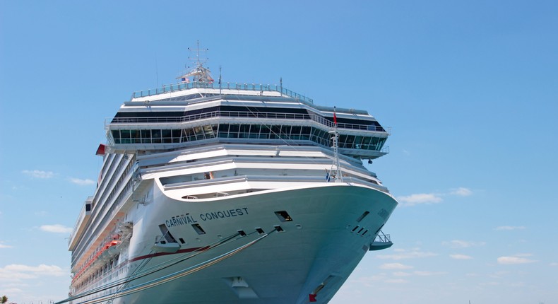 The Carnival Conquest docked in Key West, Florida.Education Images/Universal Images Group via Getty Images