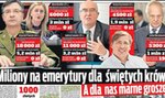 Wydajemy miliony na emerytury świętych krów. A sami dostajemy marne grosze! 