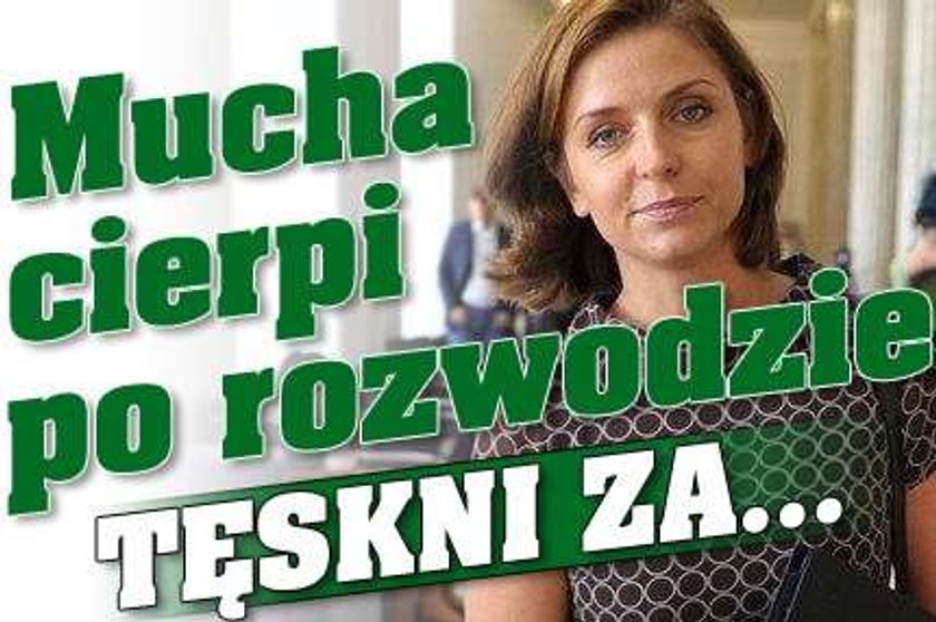 Mucha cierpi po rozwodzie. Tęskni za...