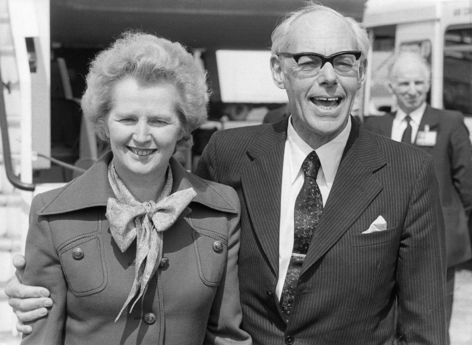 Margaret Thatcher i jej mąż, Denis