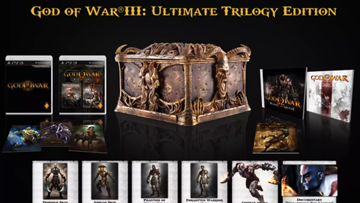 God of War III: Ultimate Trilogy Edition - europejska edycja kolekcjonerska lepsza od amerykańskiej!