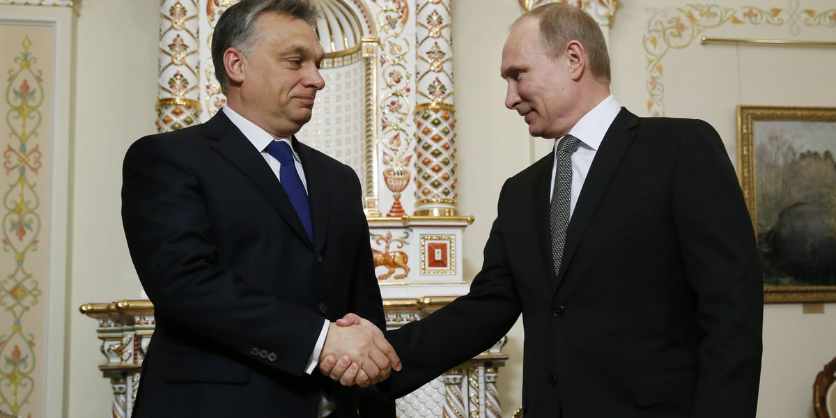 Viktor Orban i Władimir Putin