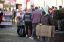 Demonstracje przed konsulatem rosyjskim w Krakowie