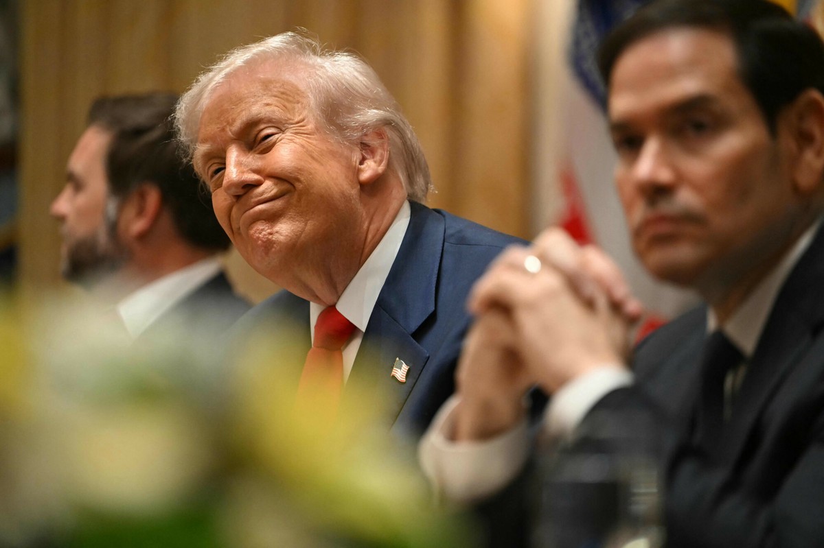 Donald Trump, J.D. Vance i Marco Rubio