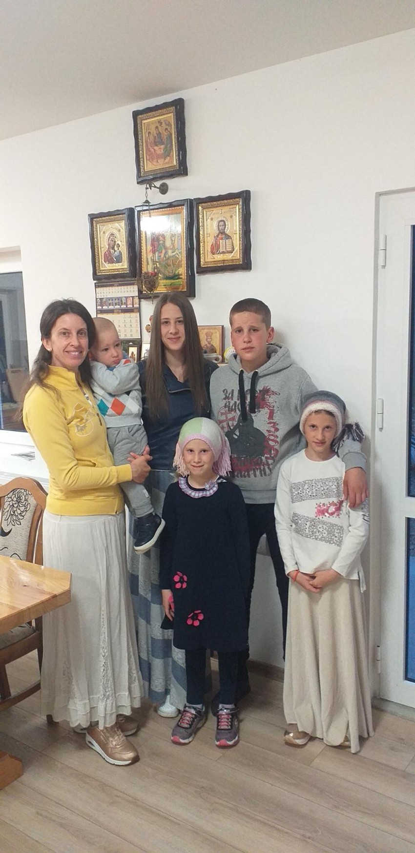 Supruga Branka Terzića, Olivera, i njihovo petoro dece