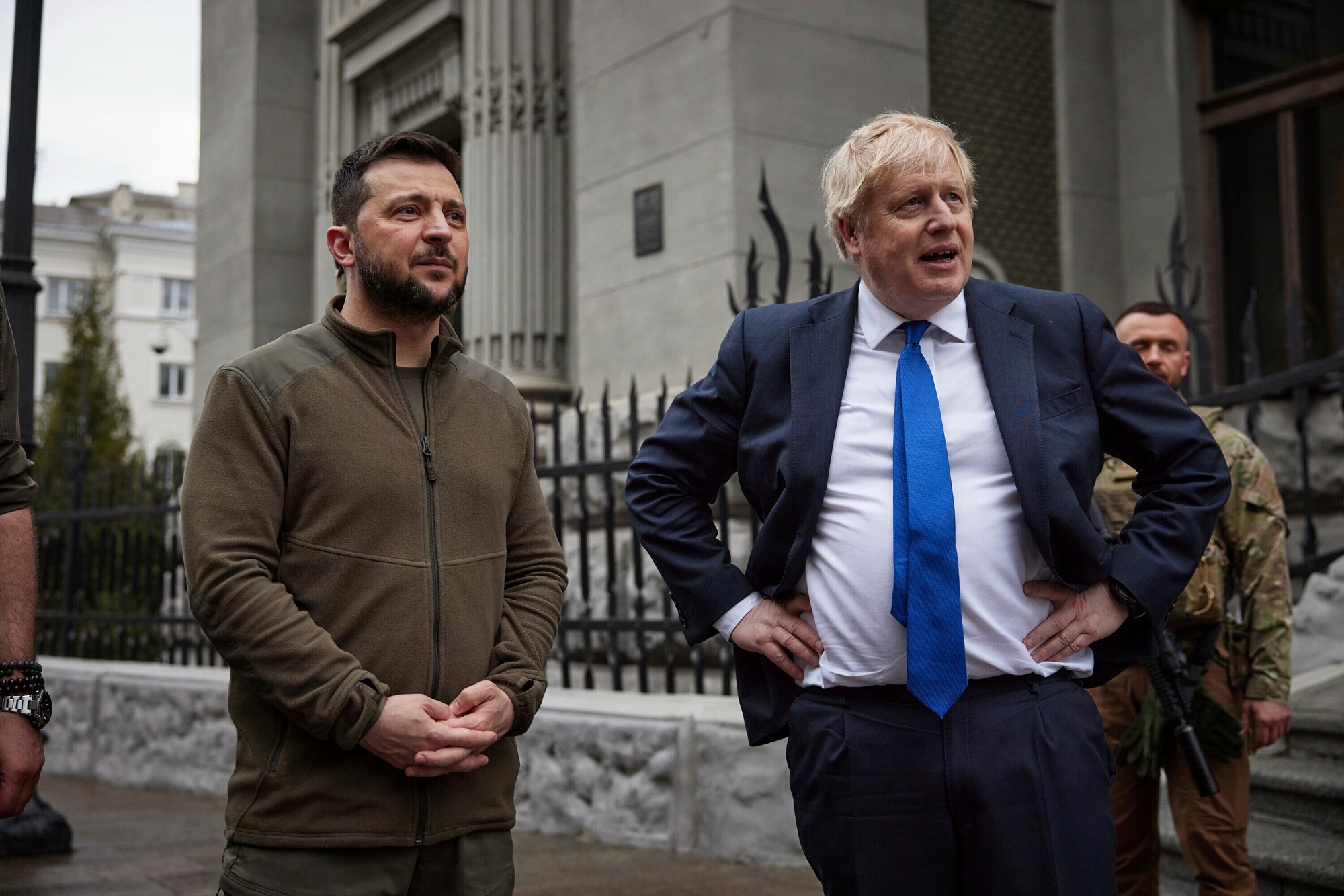 Boris Johnson navštívil Ukrajinu