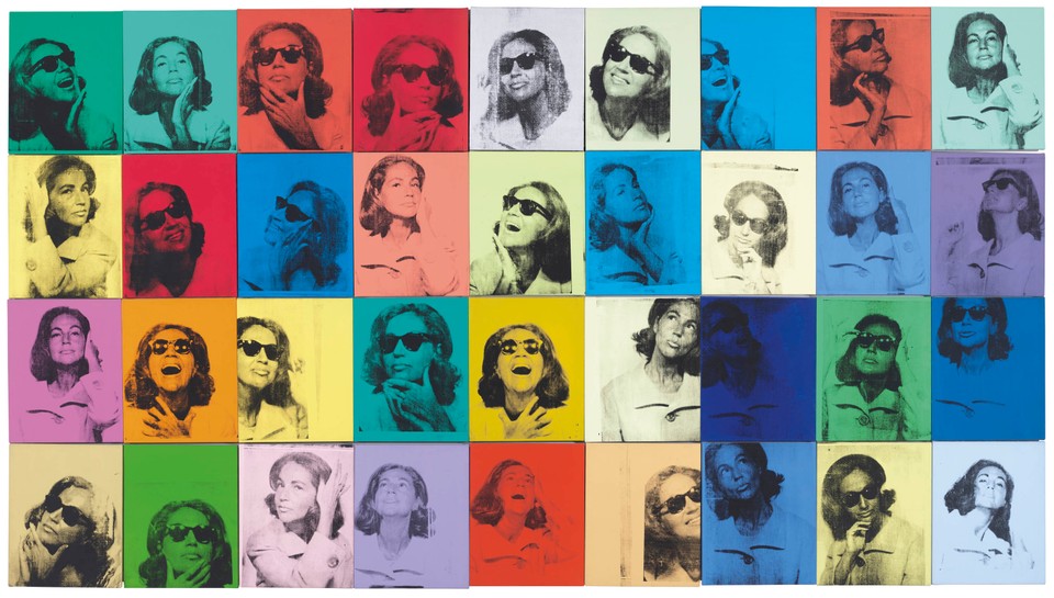 Andy Warhol, "Ethel Scull 36 Times" (1963). Z kolekcji Whitney Museum of American Art w Nowym Jorku oraz współwłasność WMoAA i Metropolitan Museum of Art. Dar Ethel Redner Scull