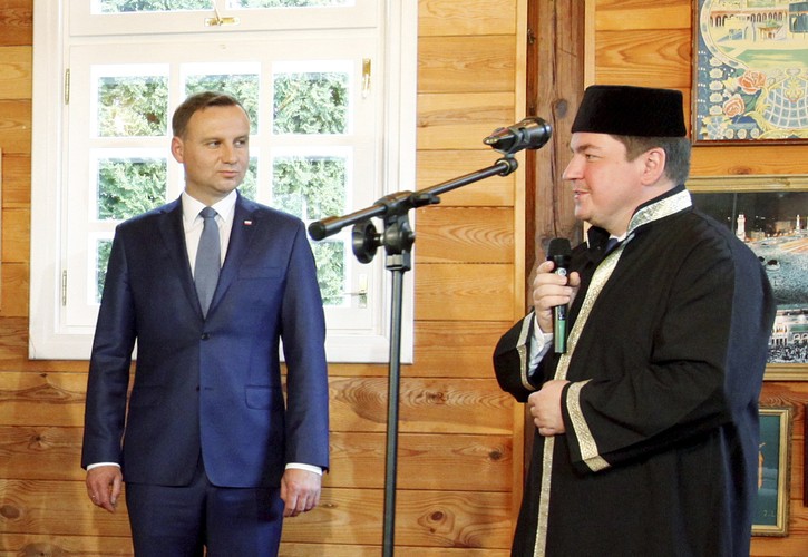 BOHONIKI. Andrzej Duda odwiedził meczet