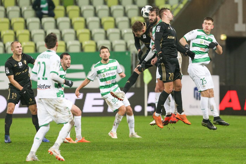 Pilka nozna. Ekstraklasa. Lechia Gdansk - Gornik Zabrze. 22.12.2018