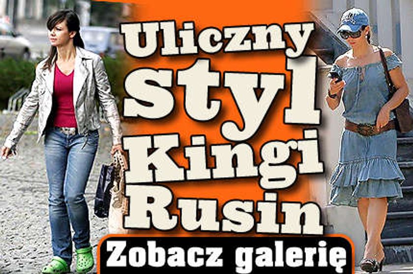 Uliczny styl Kingi Rusin. Zobacz galerię