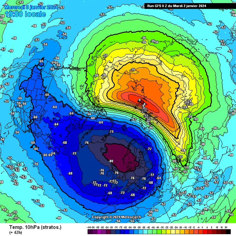 Temperatura w stratosferze "wystrzeliła"