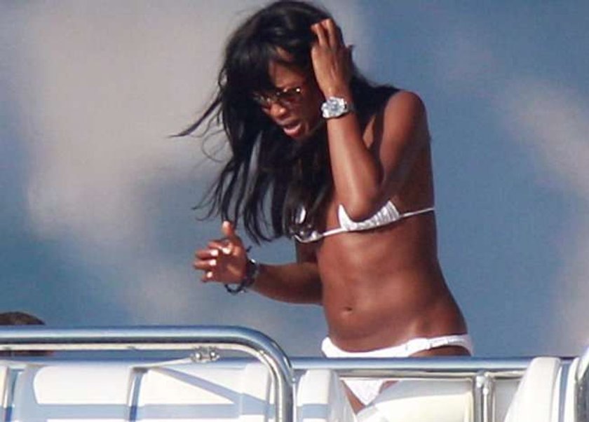 Tak wypoczywa Naomi Campbell