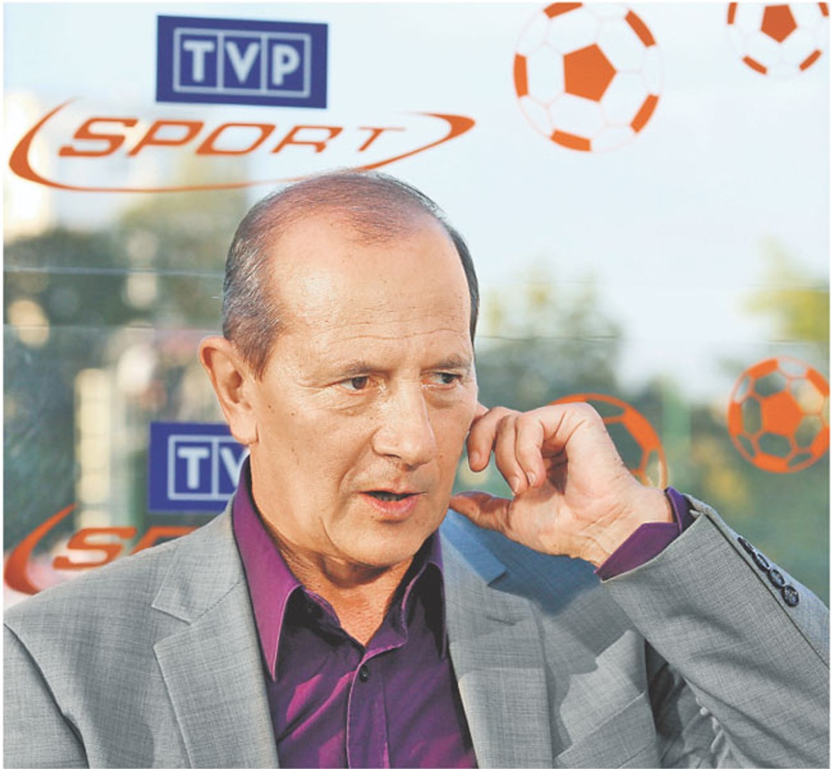 Szef TVP Sport Włodzimierz Szaranowicz martwi się o przyszłość swojej stacji Fot. East News