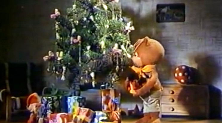 Ilyen volt a régi tévémaci karácsonyfája / Fotó: Youtube