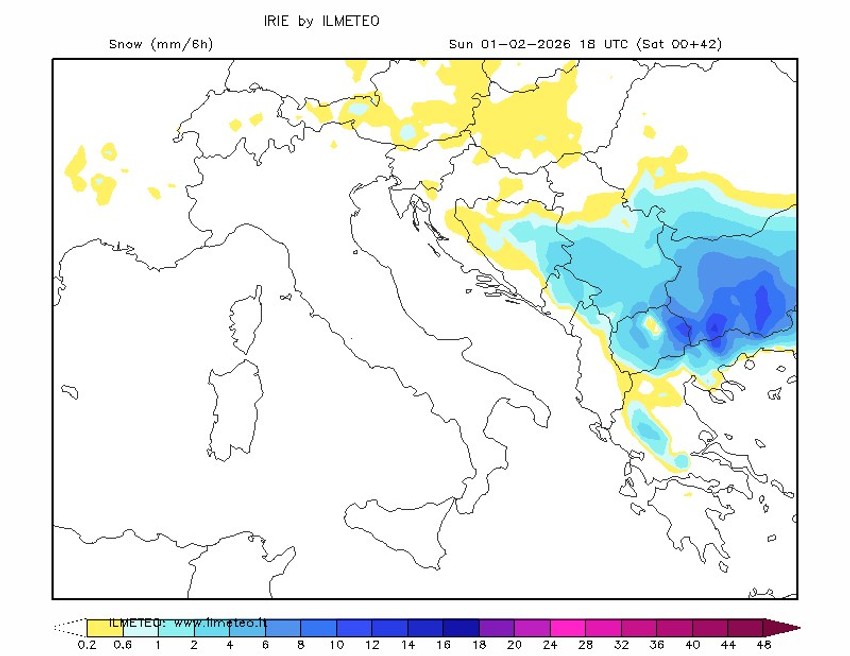 Vremenska prognoza za februar 2026