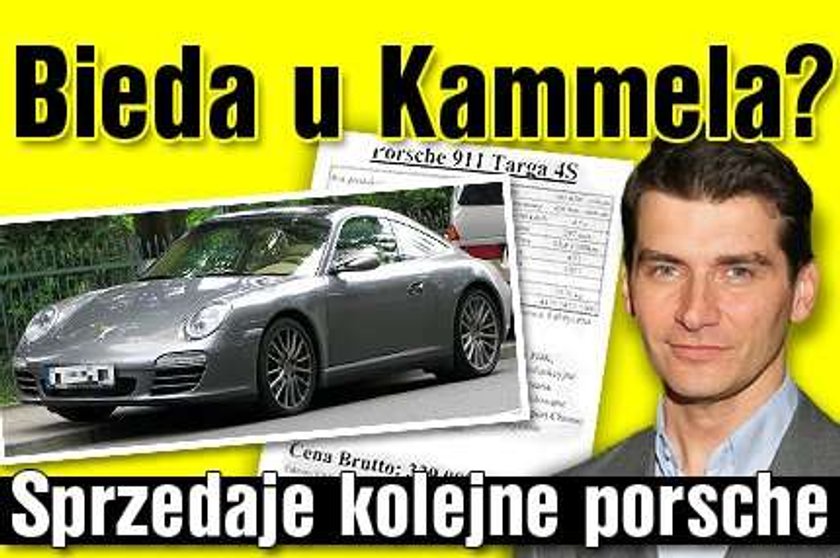 Bieda u Kammela? Sprzedaje kolejne porsche za...