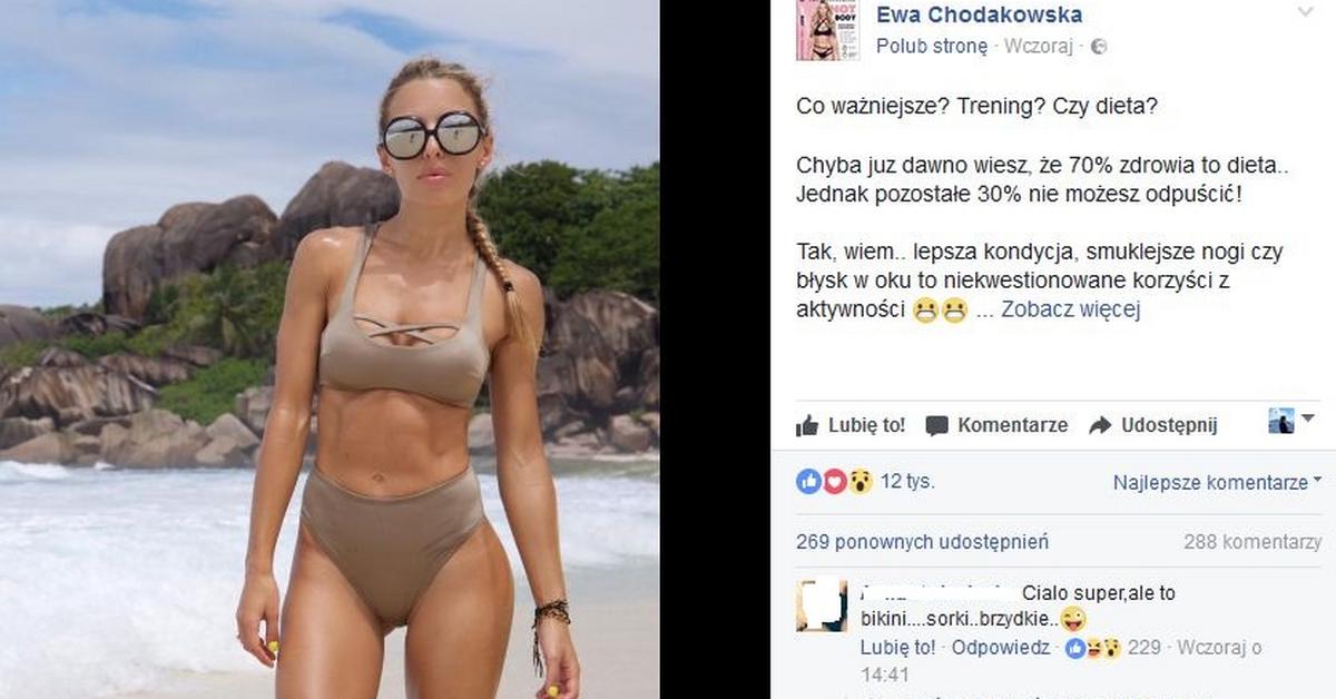 Fanka skrytykowała bikini Chodakowskiej. Trenerka odpowiedziała i rozpętała  burzę - Dziennik.pl
