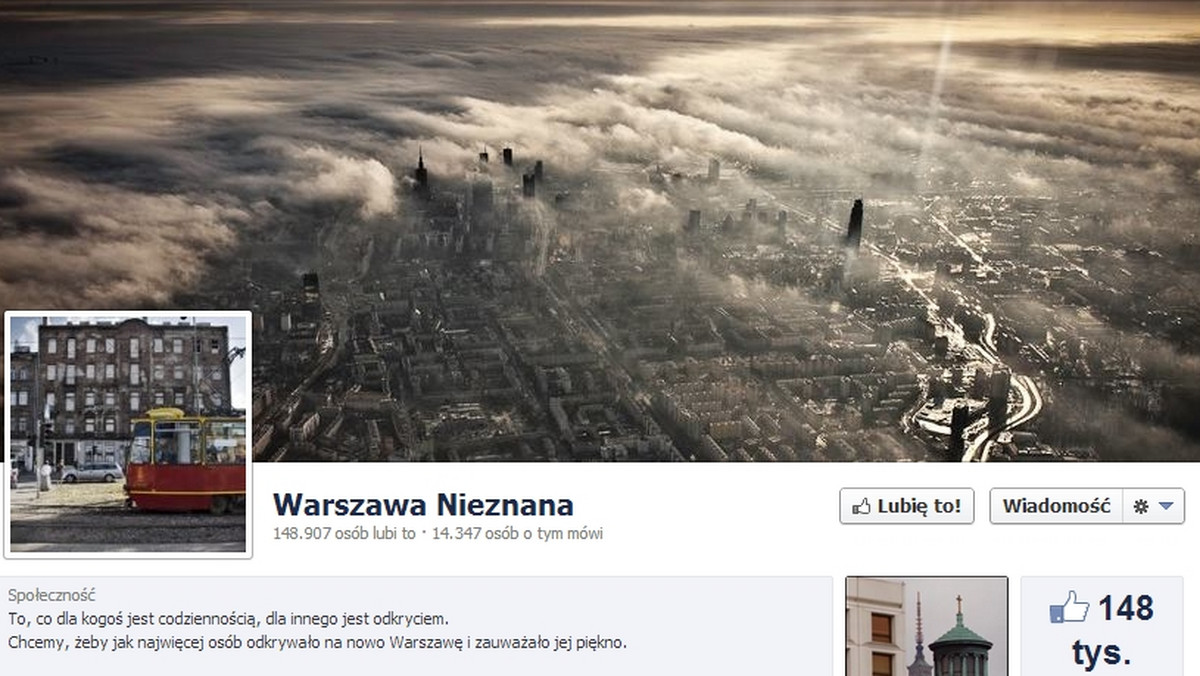 Wśród wielu stron na Facebooku znajduje się wiele miast. Praktycznie każdy, kto chciałby "polubić" swoje miasto, ma taką możliwość. Warszawiacy mają możliwość wyboru aż z czterech profili na tym portalu społecznościowym - wynika z raportu sotrender.com.