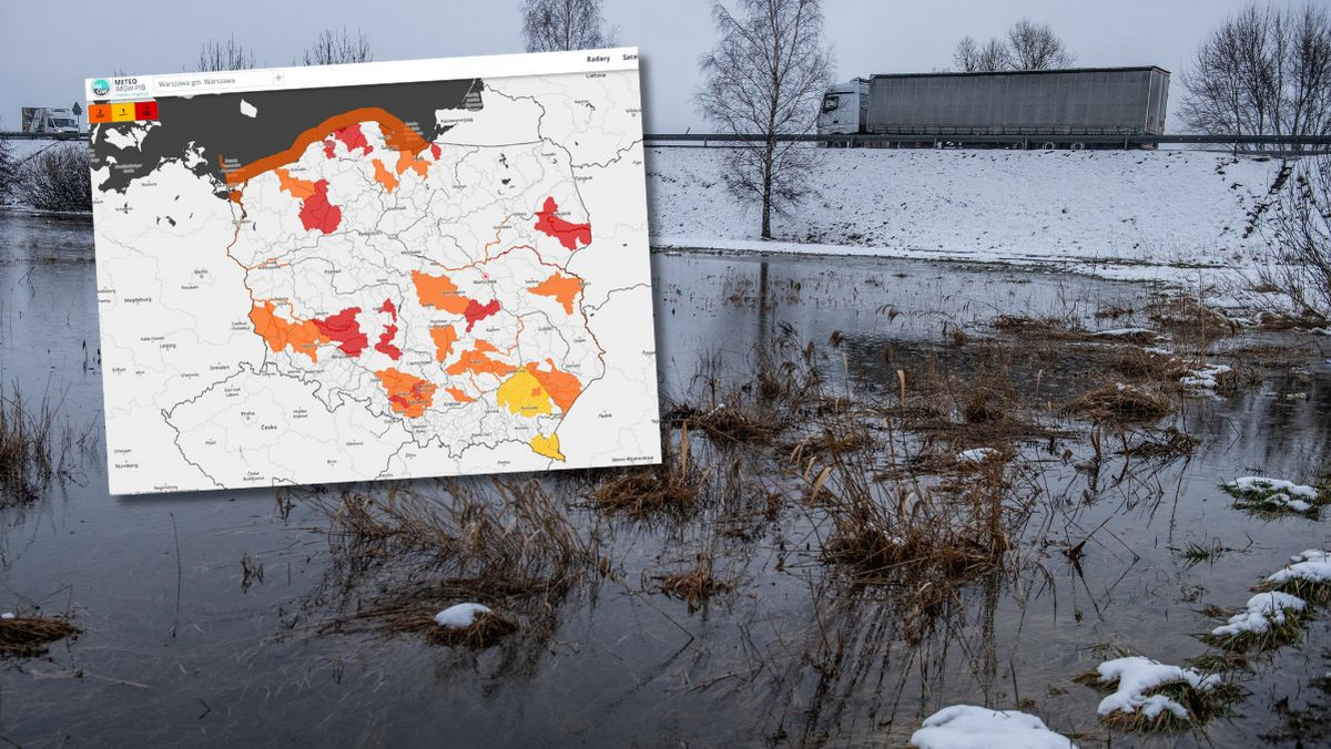 Czerwone miejsca na mapie Polski. IMGW ostrzega
